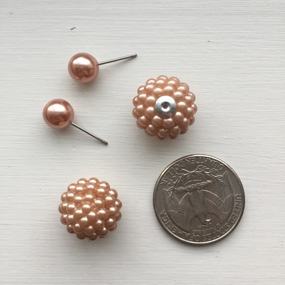 🔴5/$15⚠️𝗖𝗟𝗘𝗔𝗥𝗔𝗡𝗖𝗘⚠️Beige Earrings NEW - Picture 3 of 7